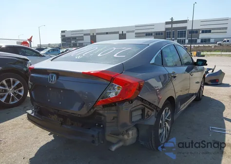 2016 Honda Civic Ex from USA, damaged, VIN 19XFC2F74GE024322
